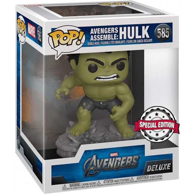 Figura Pop Deluxe Avengers Hulk Assemble Exclusive