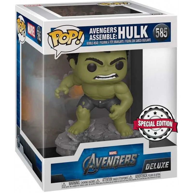 Figura Pop Deluxe Avengers Hulk Assemble Exclusive