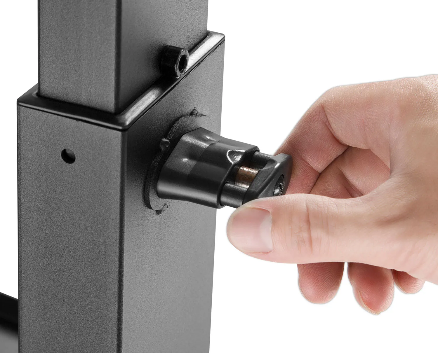 Suporte de chão TV compacto ajustável em altura