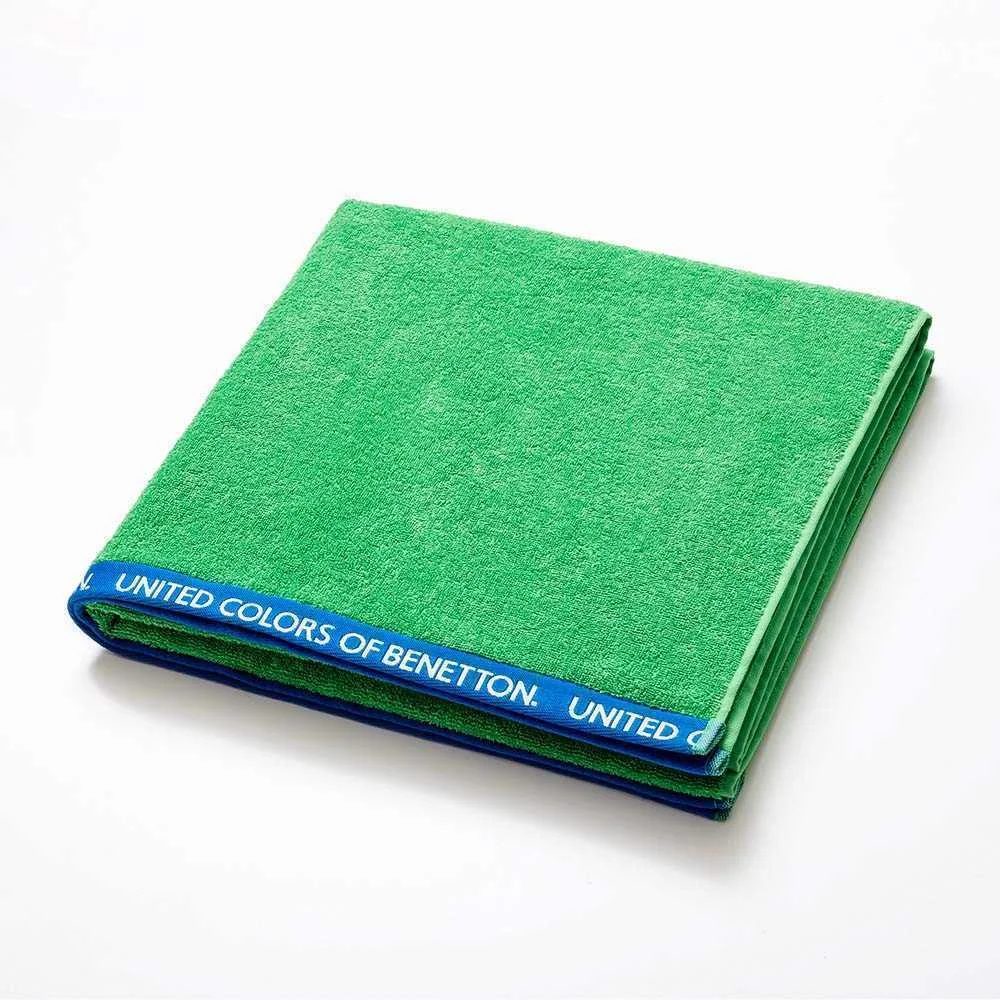 Toalha de Praia 160x90cm Verde Benetton