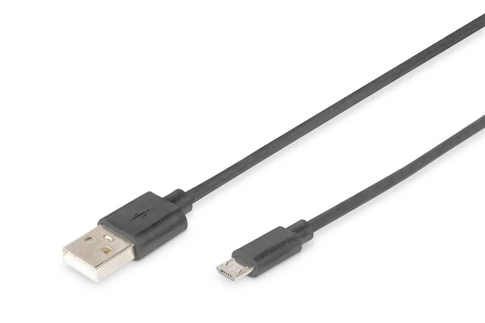Digitus 1.8m, Usb2.0-A/Usb2.0 Micro-B Cabo Usb 1,.