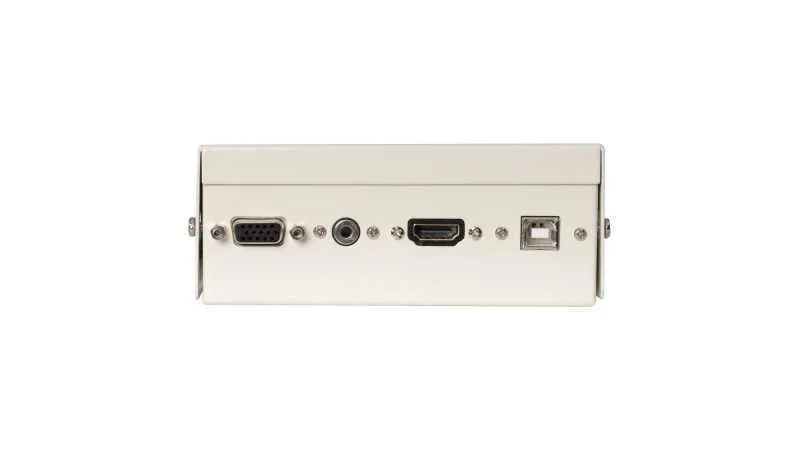 Caixa de Ligações Multimédia. 1 Vga D15 Fêmea. 1 Hdmi Fêmea. Jack 3,5 Mm. 1 Usb B.