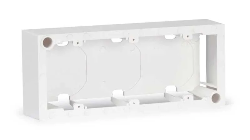 Caixa de Superfície para Moldura e Chassis Mod. Wp-195mch. 194 X 81 X 42 Mm de Profundidade