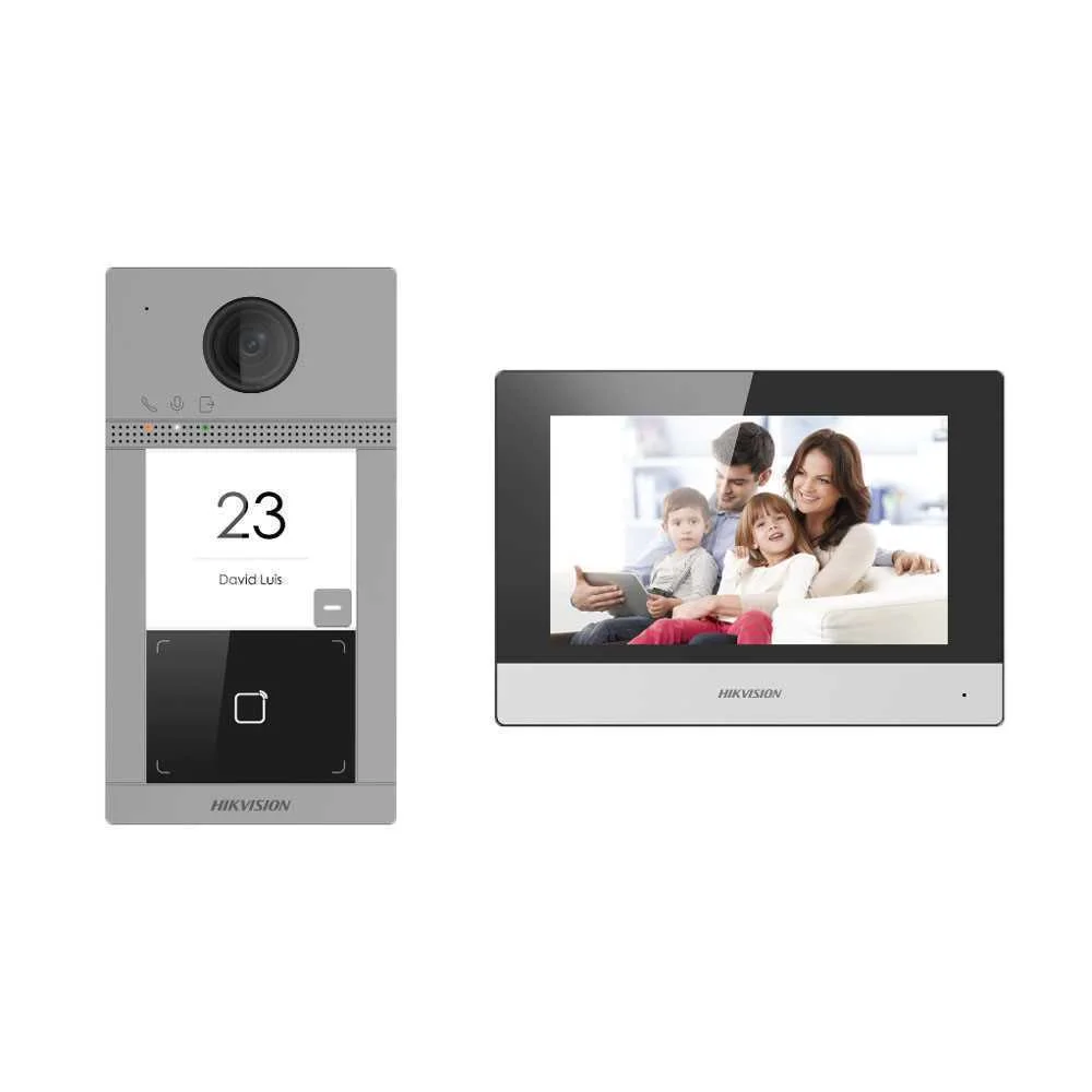 Vídeo Porteiro 7" Tátil Ip & Wi-Fi C/ Câmara 2 Mpx - Hikvision