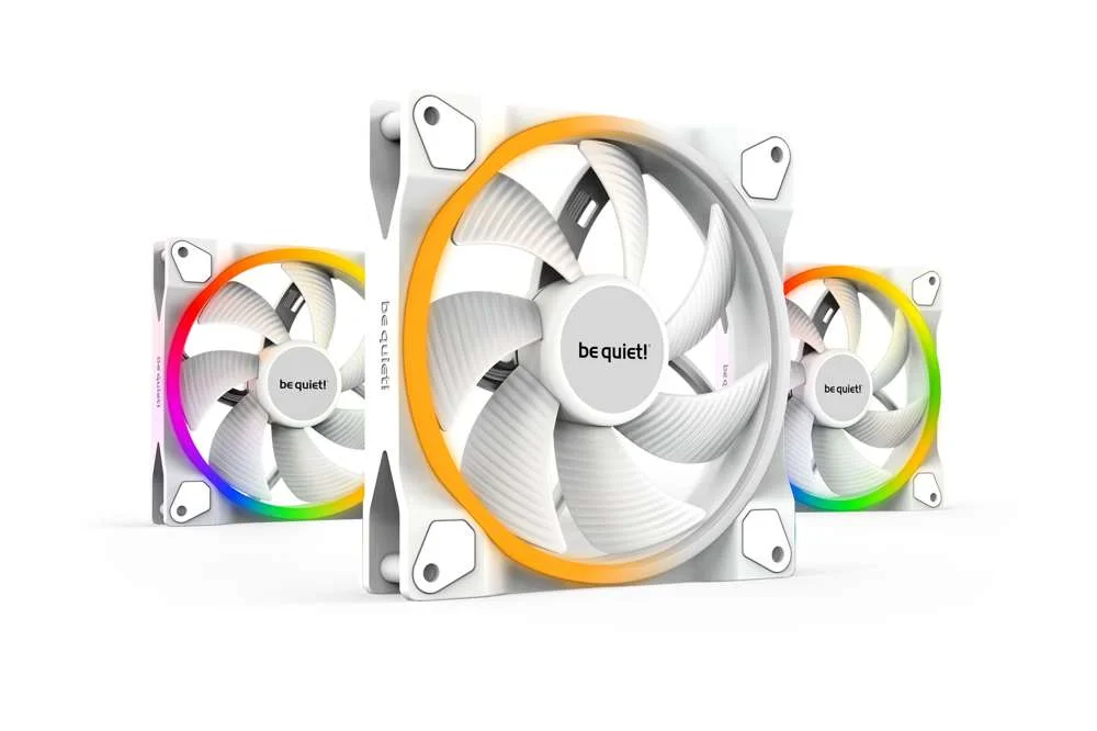Be Quiet! Lüfter 140*140*25  Light Wings White Pwm      (3x)