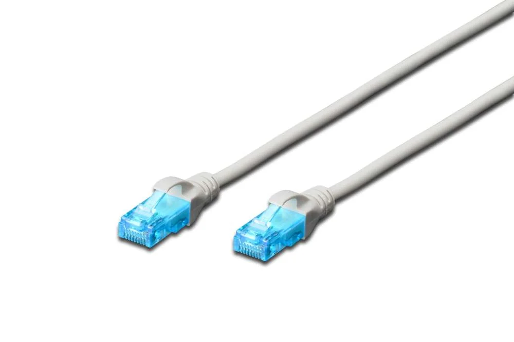DIGITUS CAT5E, 0.5M CABO DE REDE CINZENTO 0,5 M U.