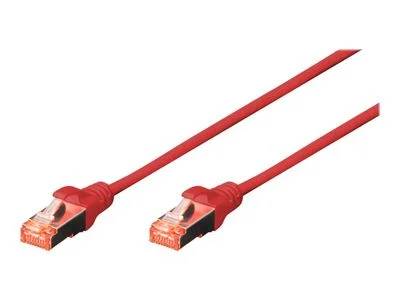DIGITUS CAT6 S/FTP CABO DE REDE VERMELHO 3 M S/FT.