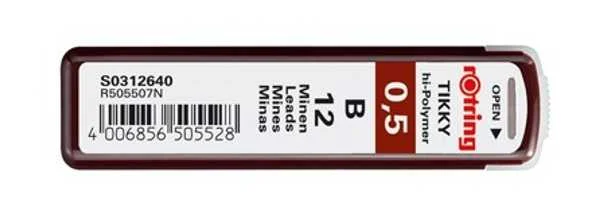 Rotring Polymer Leads Recarga de Minas Hb