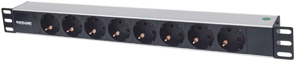 INTELLINET 714037 PDU 8 TOMADA(S) CA 1U ALUMÍNIO,.