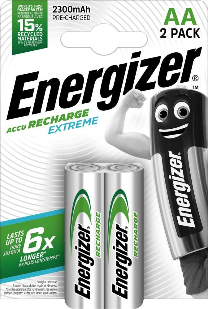 Energizer Accu Recharge Extreme 2300 AA Bp2 Bater.