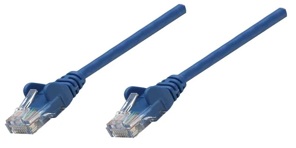 Intellinet 0.25m Cat6a Sftp Cabo de Rede Azul 0,2.