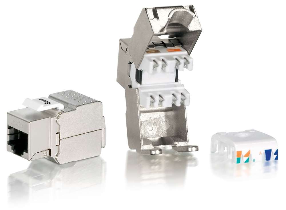 Equip Keystone Jack Geschirmt   Cat.6  Lsa Premium   8er Set Polybeutel