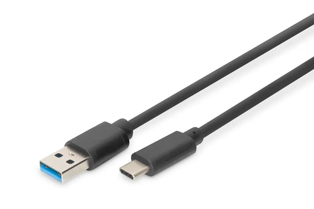 Digitus Anschlusskabel Usb3.0/C -> a      St/St 1.0m Schwarz
