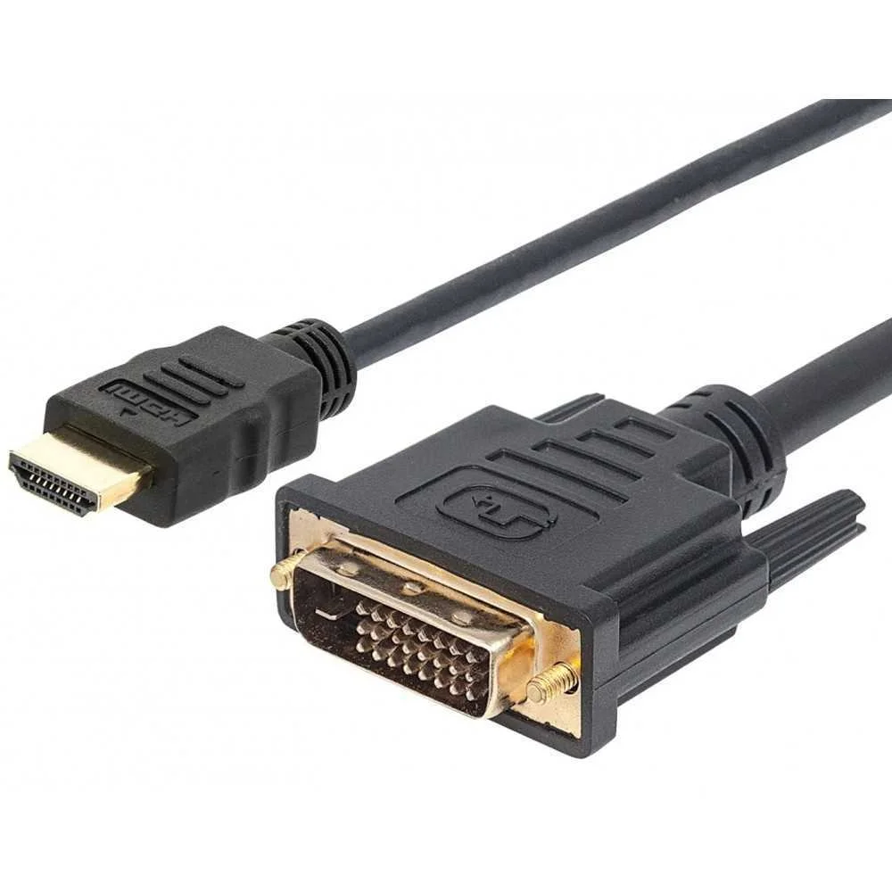 TECHLY 1.8M HDMI - DVI-D M/M 1,8 M PRETO