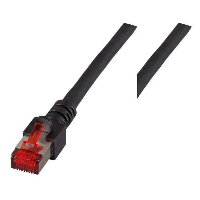 Efb Elektronik Rj45 S/Ftp Cat6 Cabo de Rede Preto.