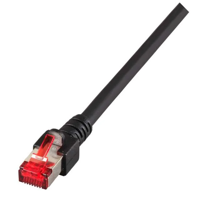 Efb Elektronik Rj45 S/Ftp Cat6 Cabo de Rede Preto.
