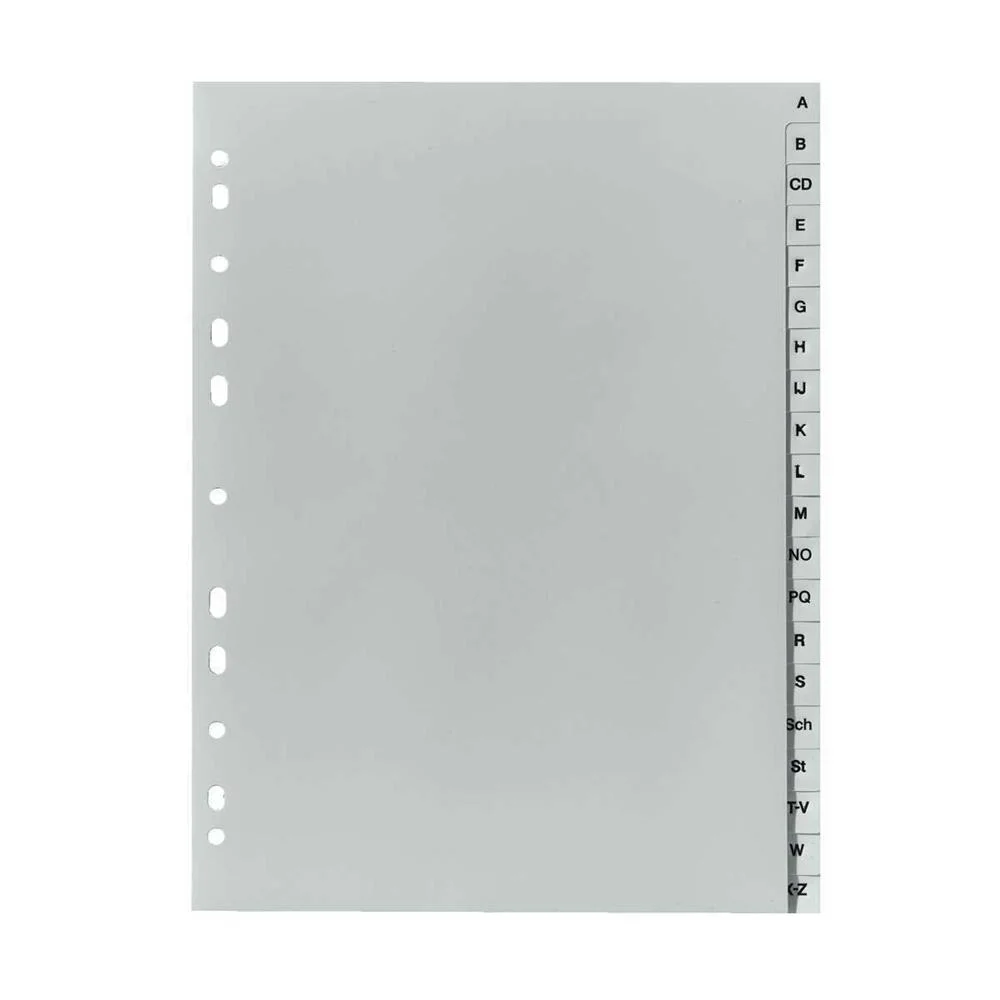 Herlitz Register 20tlg A4 Pp A-Z A4