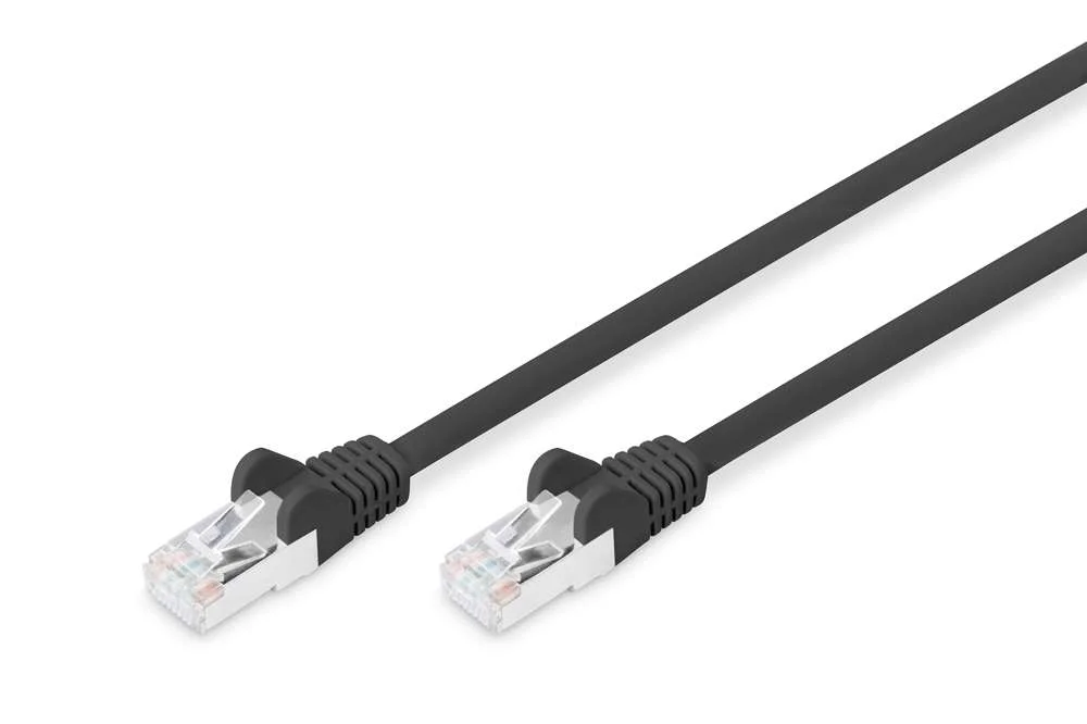 DIGITUS 1M CAT6 S-FTP CABO DE REDE PRETO S/FTP (S.