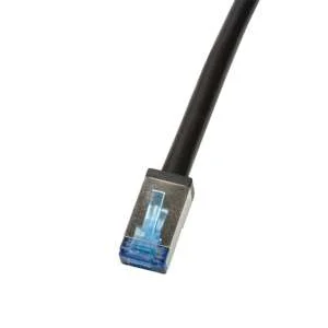 LOGILINK CQ7073S CABO DE REDE PRETO 5 M CAT6A S/F.