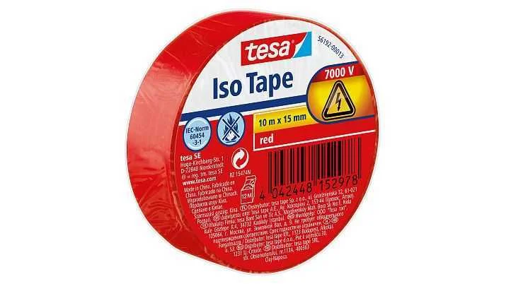 Tesa Isolierband 10m 15mm Rot