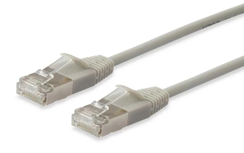 Equip Patchkabel Cat6a  F/Ftp 2xrj45  7.50m Beige Slim  Lszh