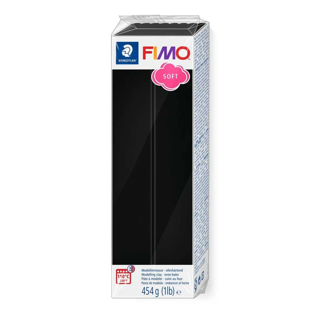 Staedtler Fimo 8021 Argila de Modelar 454 G Preto.