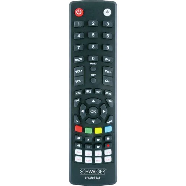 SCHWAIGER UFB3802533 COMANDO DTV, TV BOTÕES DE PR.