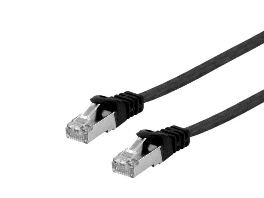 Equip Patchkabel Cat6a  U/Ftp 2xrj45  5.00m Schwarzflachlszh