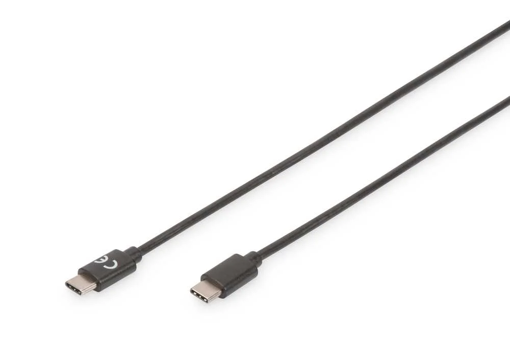 Digitus Usb Type-C Anschlusskabel, Type-C - C, 1m, Schwarz
