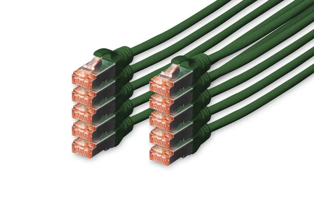 DIGITUS DK-1644-010-G-10 CABO DE REDE VERDE 1 M C.