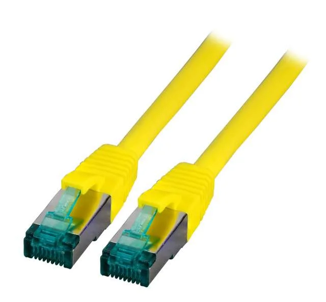 Efb Rj45 Patchkabel S/Ftp, Cat.6a, Lszh, 1m, Gelb