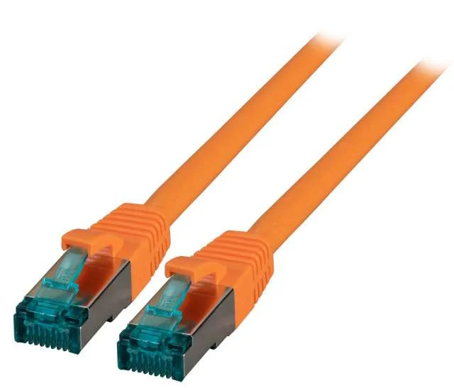 Efb Rj45 Patchkabel S/Ftp, Cat.6a, Lszh, 3m, Orange