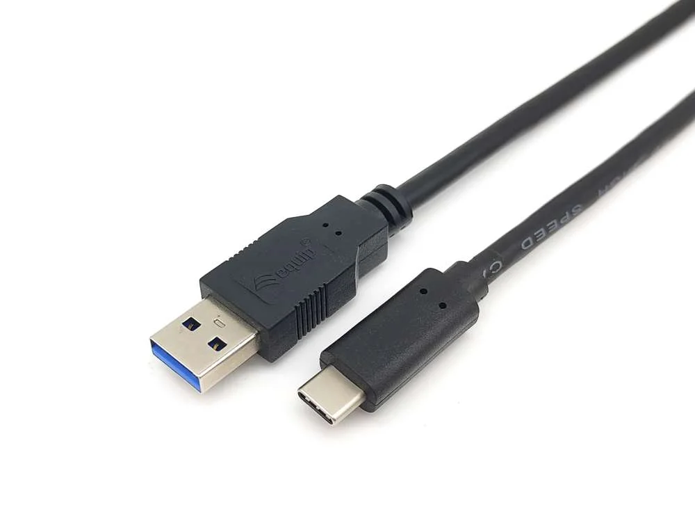 Equip Kabel Usb-A 3.2 -> C       St/St  2.00m 3a/20v      Sw