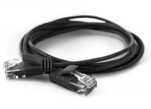 WANTEC CAT6A UTP 1M CABO DE REDE PRETO U/UTP (UTP)