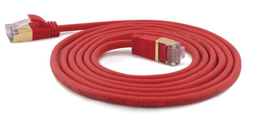 WANTEC 7162 CABO DE REDE VERMELHO 3 M CAT7 S/FTP .