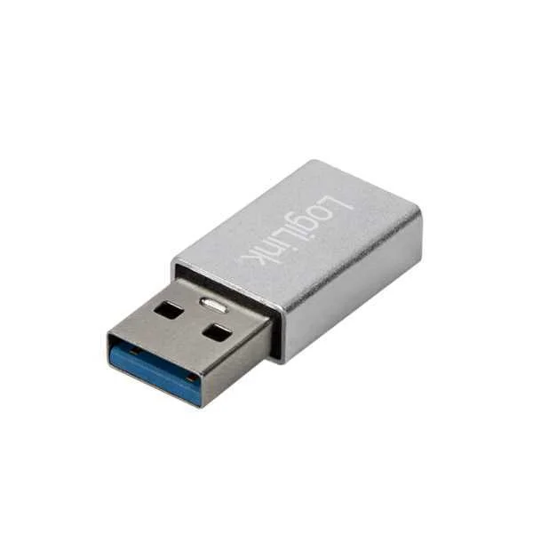 Logilink Adapter Usb 3.2 Gen1 Type-C,Usb-A/M Zu Usb-C/F,Silb