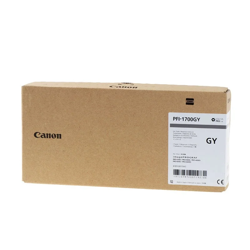 Canon Ink Cart. Pfi-1700 F?r Image Prograf Pro-2000, Pro-4000, Pro-4000s, Pro-6000s Grey (0781c001)