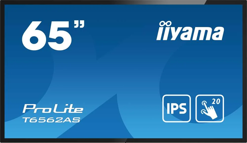 Iiyama 164.0cm(65")   T6562as-B1     16:9 Touch 3xhdmi+2xusb (Speditionsversand)