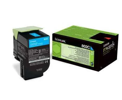 Lexmark 802c Toner 1 Unidade(S) Original Ciano