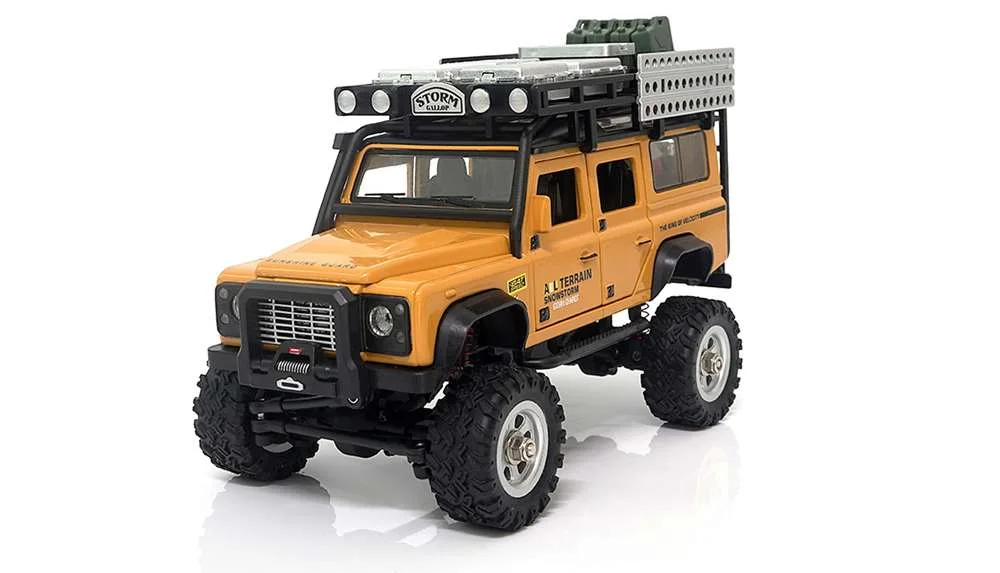 AMEWI D90X28 METALL SCALE CRAWLER GELB MODELO TEL.