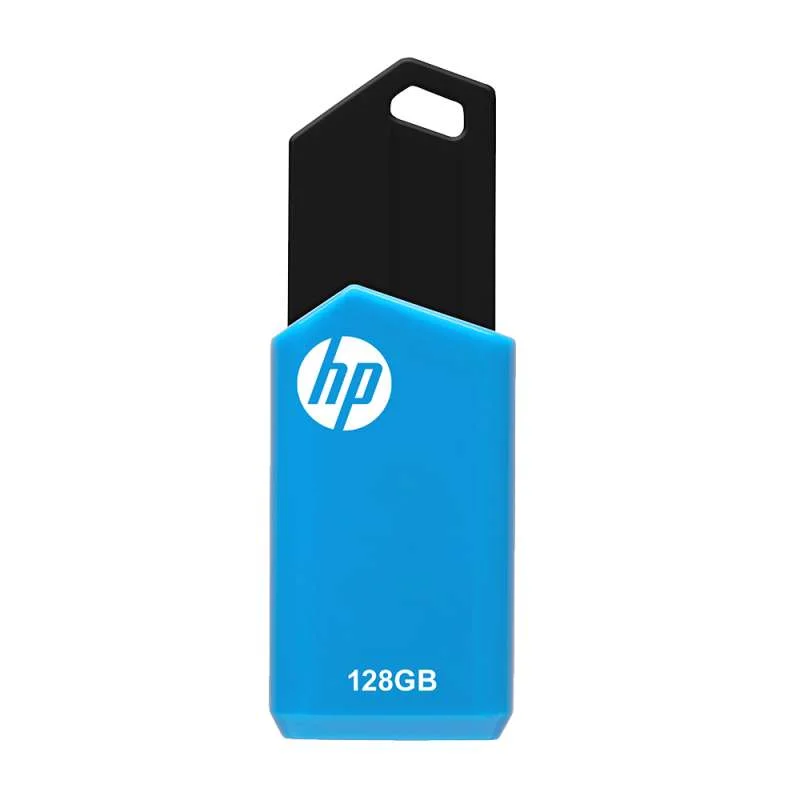 Usb-Stick 128gb Hp V150w 2.0 Flash Drive    (Black/Blue) Retail
