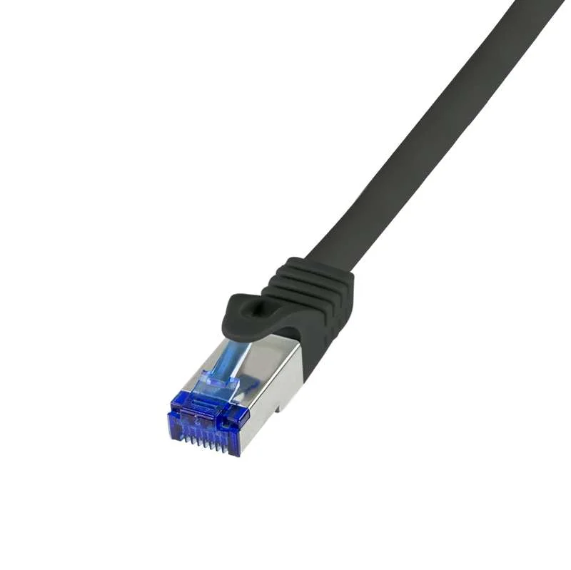 LOGILINK C6A023S CABO DE REDE PRETO 0,5 M CAT6A S.