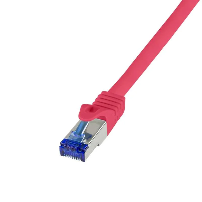 Logilink Patchkabel Ultraflex, Cat.6a, S/Ftp, Rot, 0,5 M