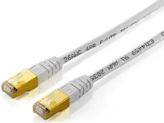 EQUIP CAT.5E F/UTP 10M CABO DE REDE BRANCO CAT5E .