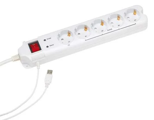 Gembird Pcw-Ms2g Estabilizador de Corrente Branco.