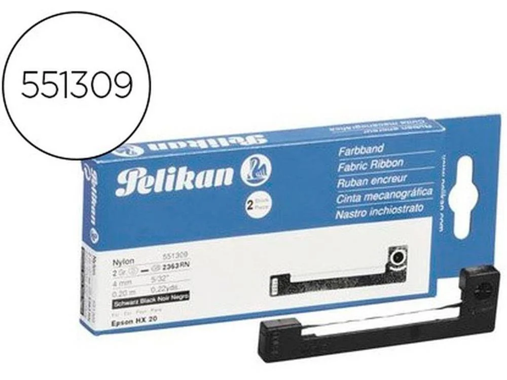 PELIKAN 2 NYLON RE-INKING FITA PARA IMPRESSORA