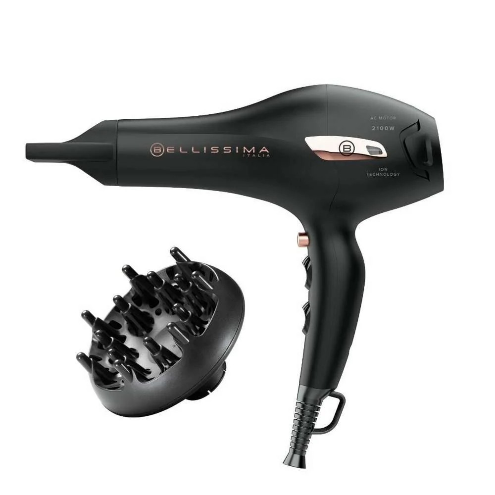 Secador de Cabelo Bellissima P7 3000 Preto 2100 W 
