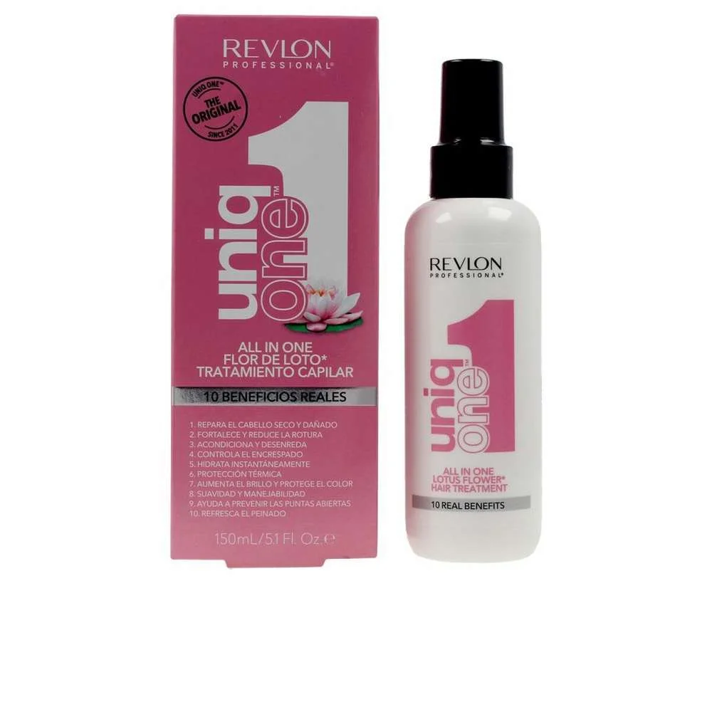 Máscara Capilar sem enxaguar Revlon Uniq One Lotu.
