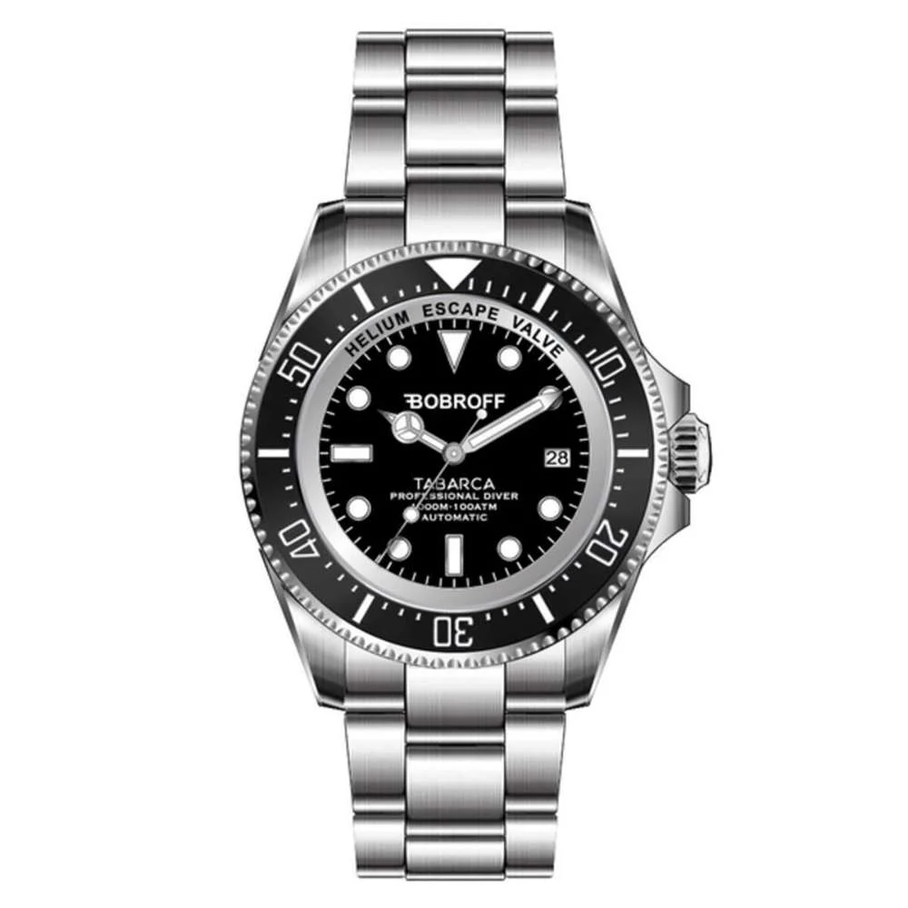Relógio masculino Bobroff BF00 Preto