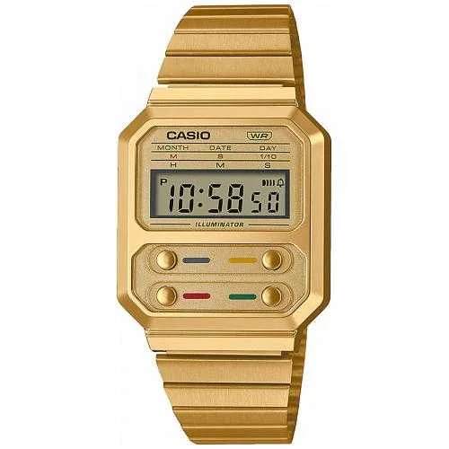 Casio Relógio A100weg-9aef Dourado